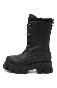 Кожаные ботинки PRADA, арт. 1U363M-3A6N-F0002-ZF55, фото 2