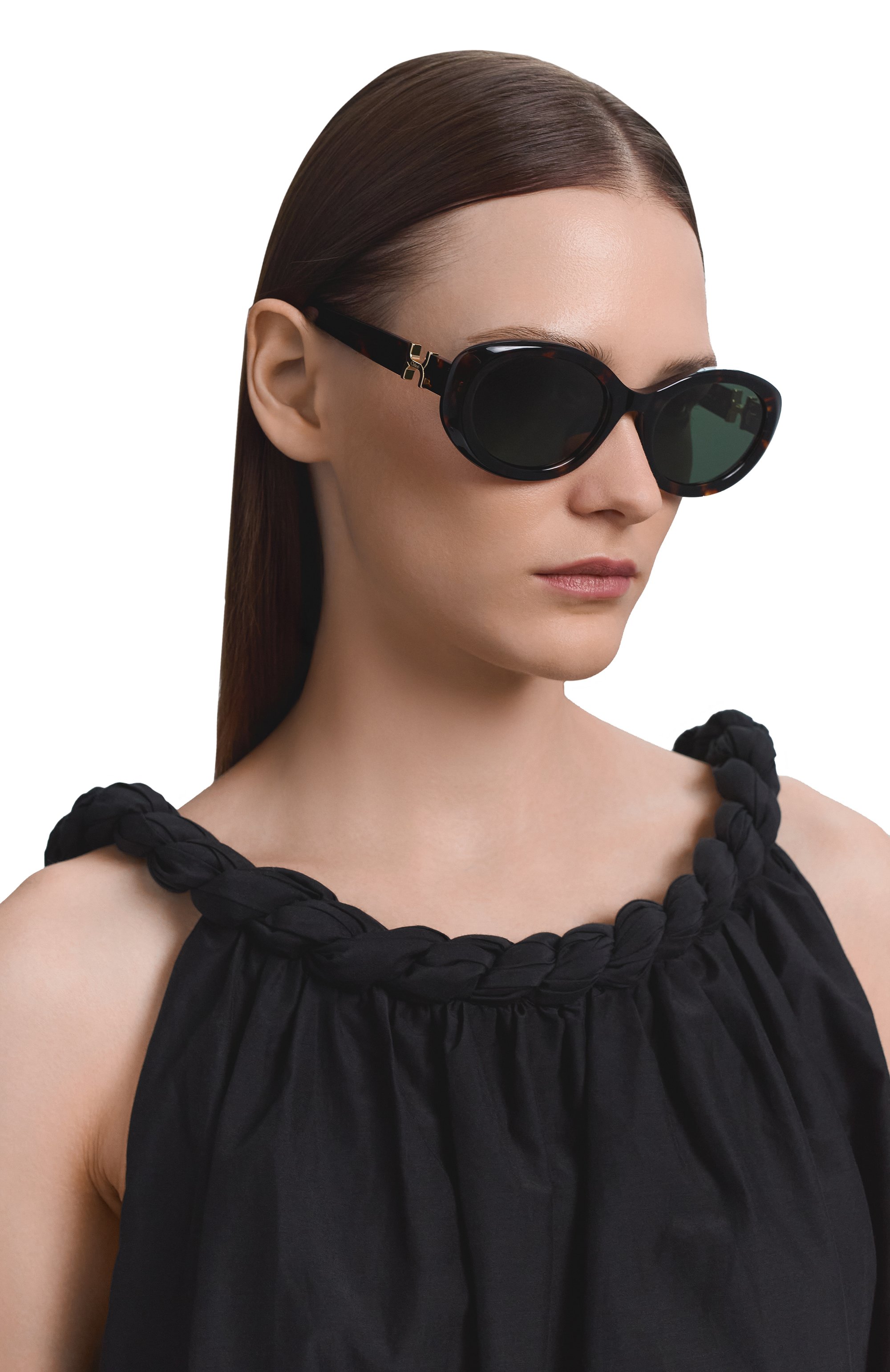 Солнцезащитные очки CHLOÉ коричневого цвета по цене 52350 руб., арт. CH0323SK-002, фото 2 Солнцезащитные очки CHLOÉ, арт. CH0323SK-002, фото 2