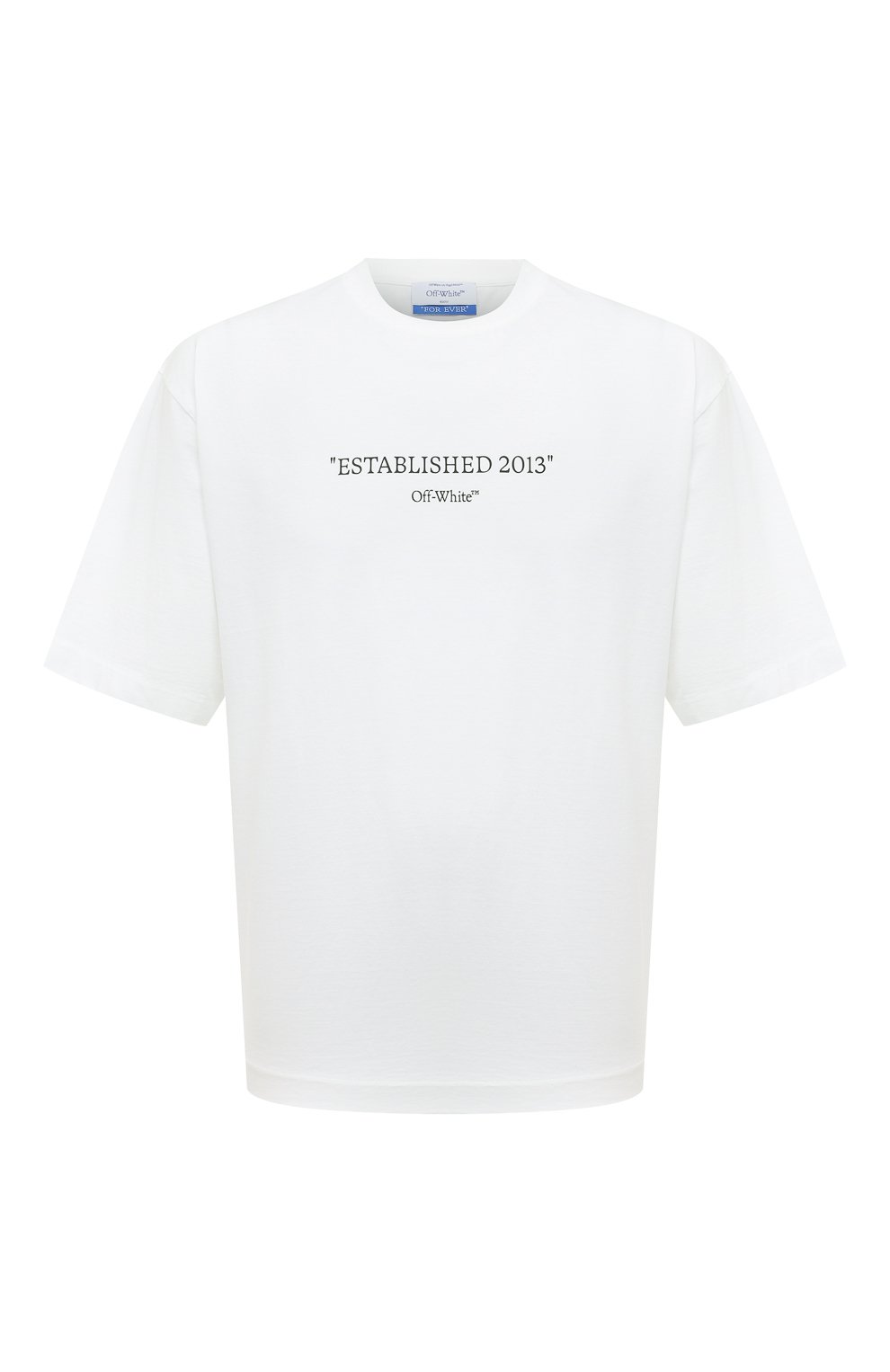 Хлопковая футболка OFF-WHITE, арт. 0MAA120C99JER009, фото 1