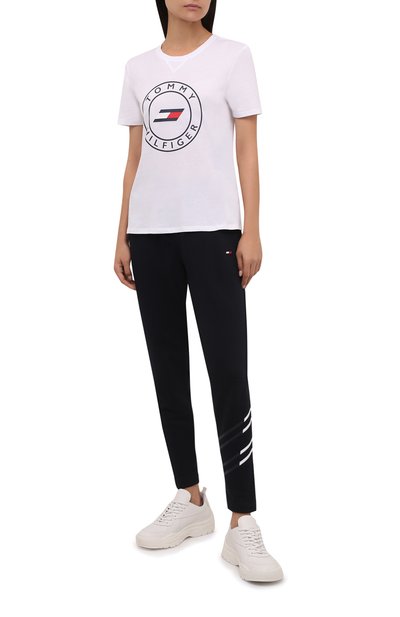 Хлопковая футболка TOMMY HILFIGER, арт. S10S101046, фото 2