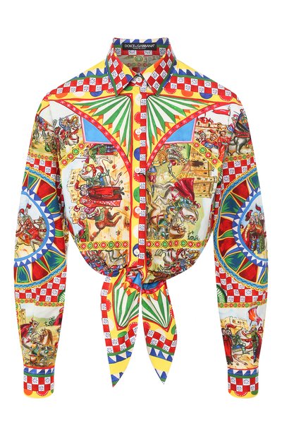 Женская хлопковая рубашка DOLCE & GABBANA, арт. F5K68T/HP5VX