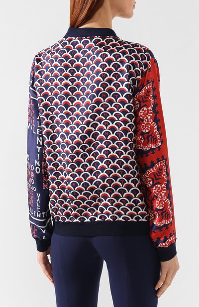 Кардиган из смеси шелка и шерсти VALENTINO, арт. RB3KA00BDCG, фото 4
