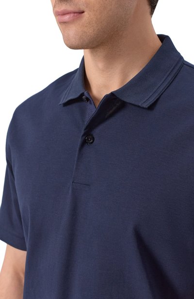 Хлопковое поло BOSS, арт. 50554185, фото 5