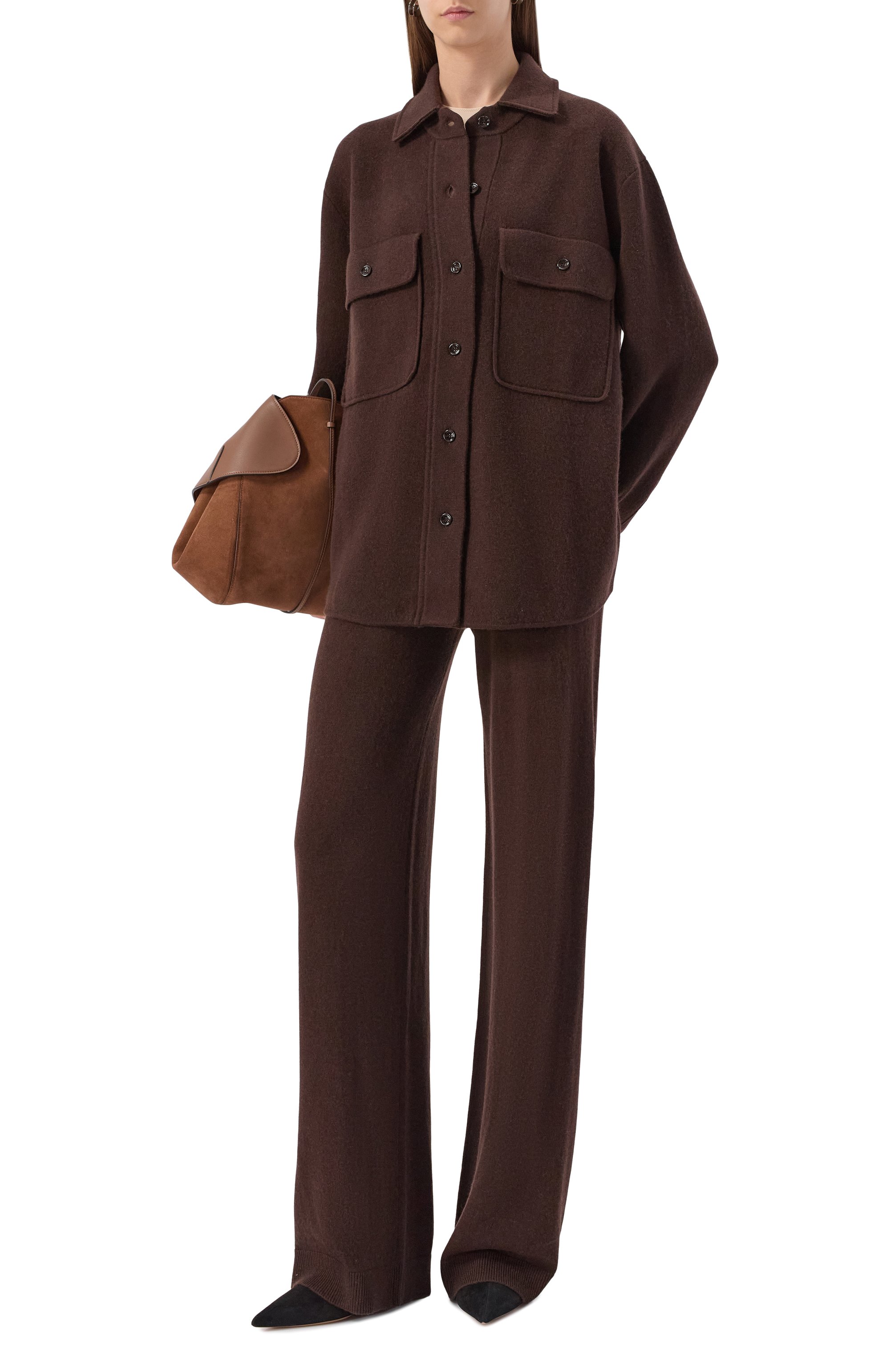 Брюки из шерсти и кашемира ALLUDE, арт. 255/17706, фото 2