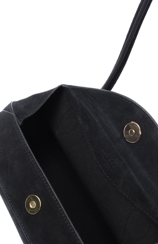 Сумка Oyster mini Yuzefi 0YSTER SH0ULDER BAG MINI/SUEDE Чёрный  0YSTER SH0ULDER BAG MINI/SUEDE Фото 5