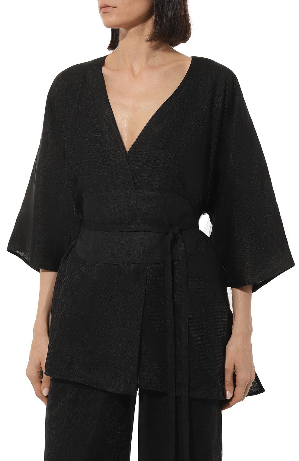 Жакет-кимоно изо льна и хлопка MIDGARD PARIS, арт. B4701, фото 3