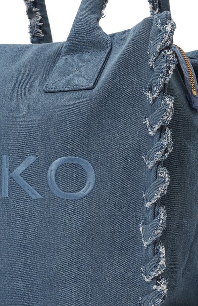 Сумка PINKO голубого цвета по цене 18300 руб., арт. 100782-A1WT, фото 3 Сумка PINKO, арт. 100782-A1WT, фото 3