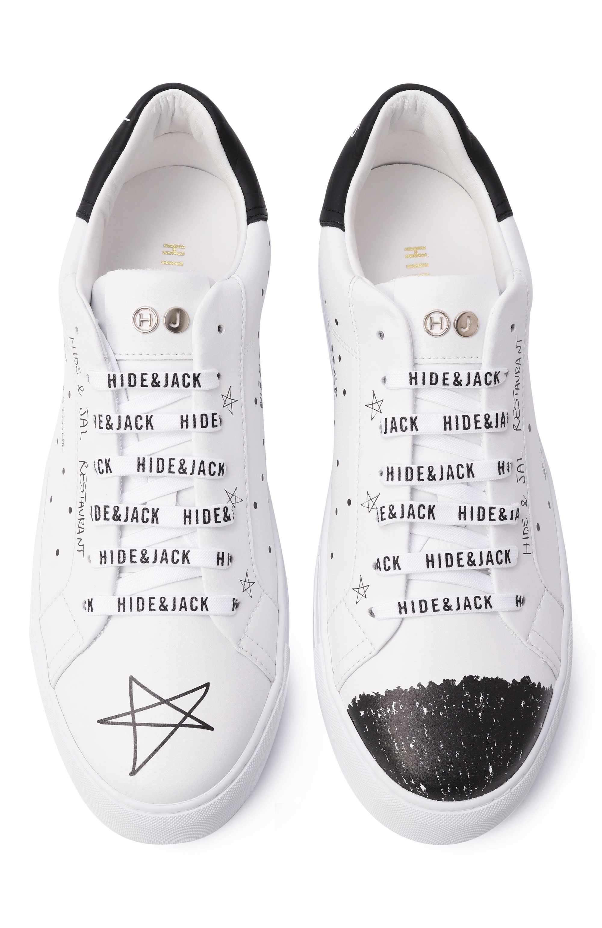 Кожаные кеды sky open cinema HIDE AND JACK, арт. ESERLCINWHT, фото 6