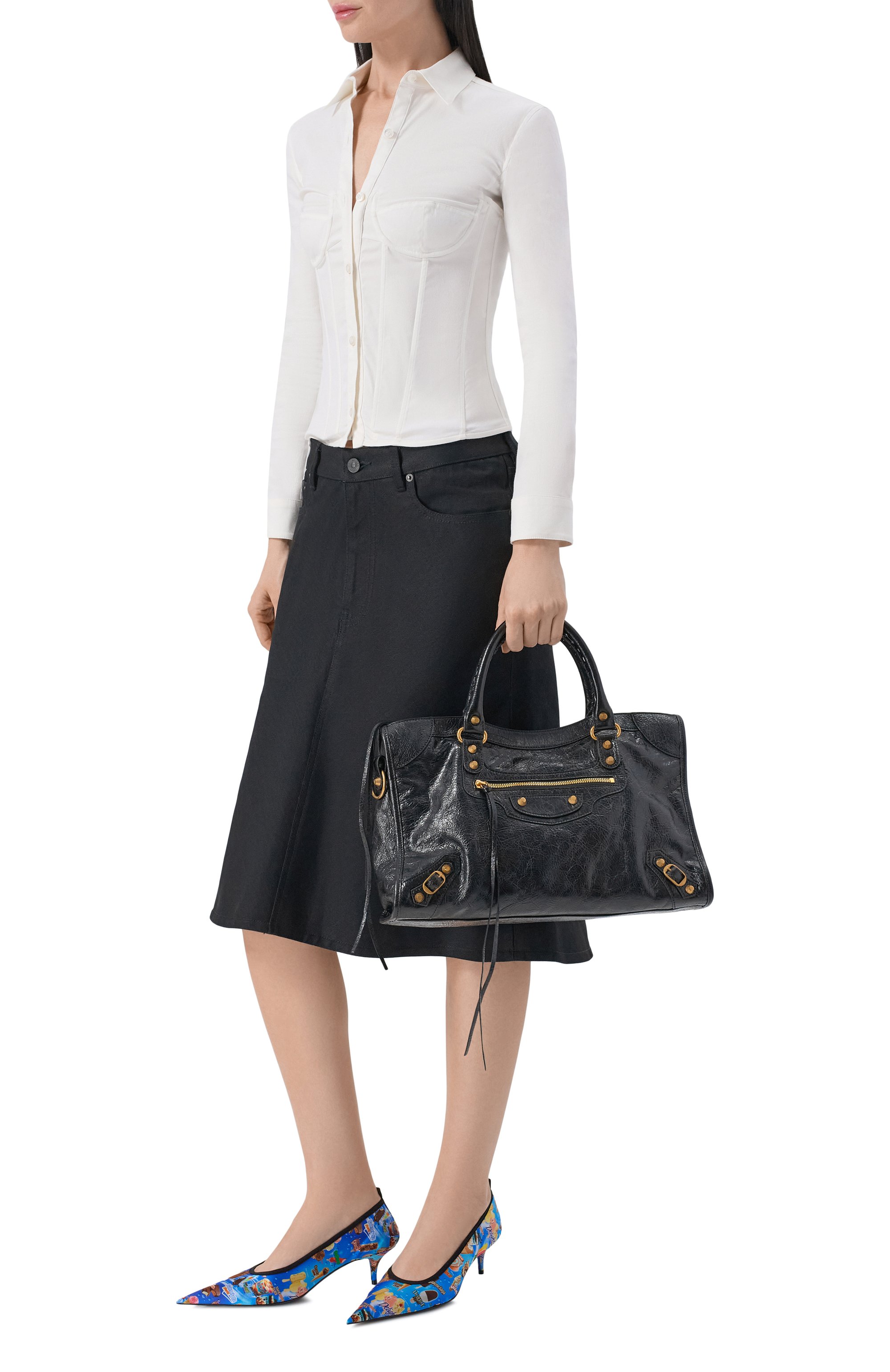 Сумка le city medium BALENCIAGA черного цвета по цене 422000 руб., арт. 823058/210F6, фото 3 Сумка le city medium BALENCIAGA, арт. 823058/210F6, фото 3