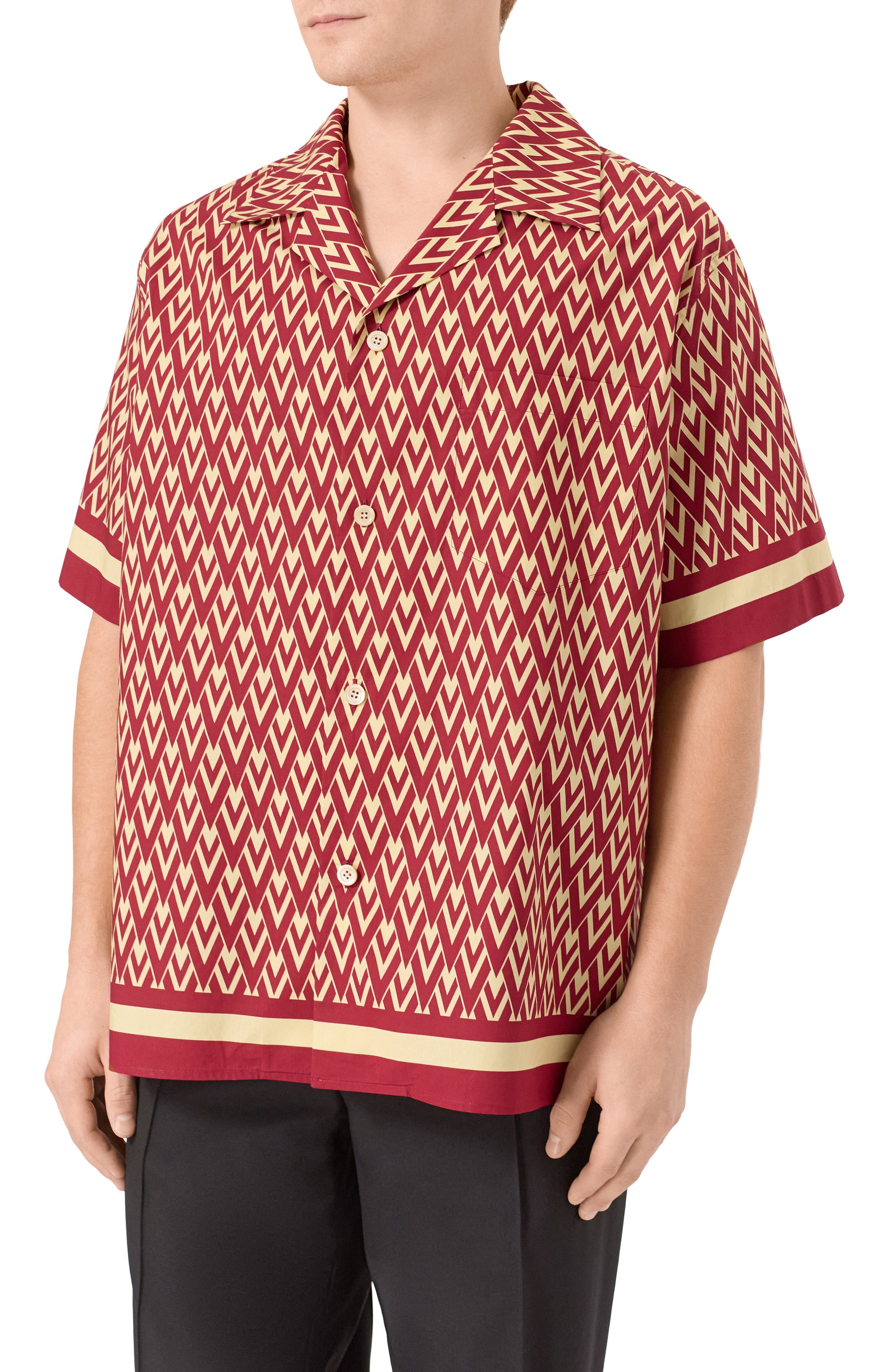 Хлопковая рубашка VALENTINO, арт. 7V3AA111/B20, фото 3