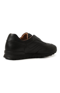 Мужские кожаные кроссовки KITON черного цвета, арт. USSA107N0109803 | Фото 5 (Региональные ограничения белый список (Axapta Mercury): Не проставлено; Нос: Не проставлено; Стили: Классический; Материал утеплителя: Без утеплителя; Материал внешний: Натуральная кожа; Материал внутренний: Натуральная кожа; Подошва: Плоская; Кросс-КТ: Низкие)