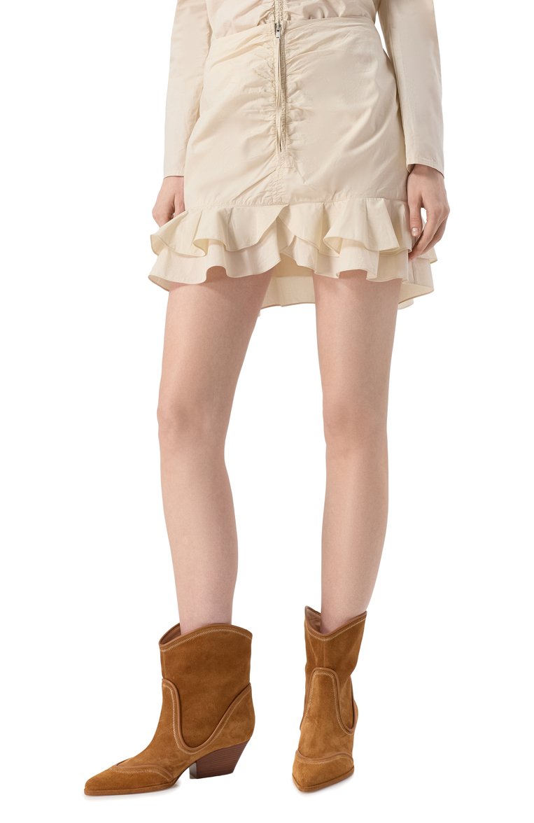 Хлопковая юбка ISABEL MARANT ETOILE, арт. 25PJU0301FA-C1J06E, фото 3
