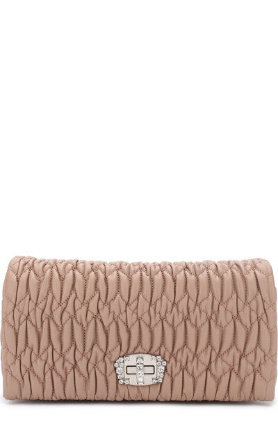 Клатч из кожи на цепочке MIU MIU, арт. 5BD417-FVJ-F0770-OOO, фото 1