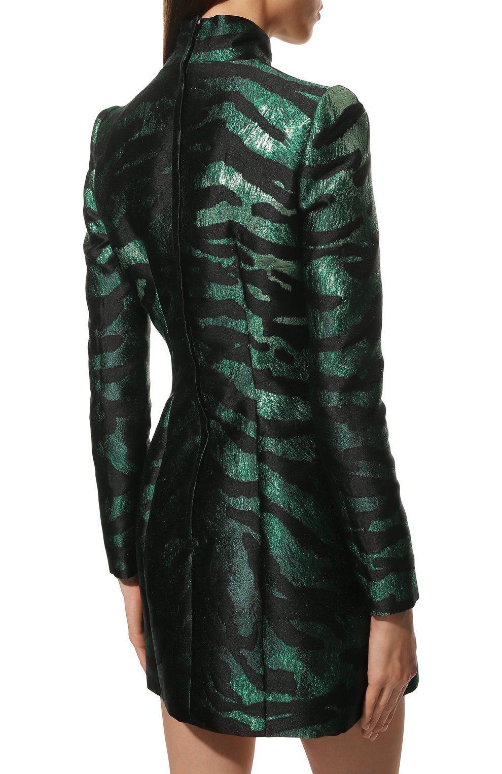 Платье DOLCE & GABBANA зеленого цвета по цене 212000 руб., арт. F6ADDT/FJ0DB, фото 4 Платье DOLCE & GABBANA, арт. F6ADDT/FJ0DB, фото 4