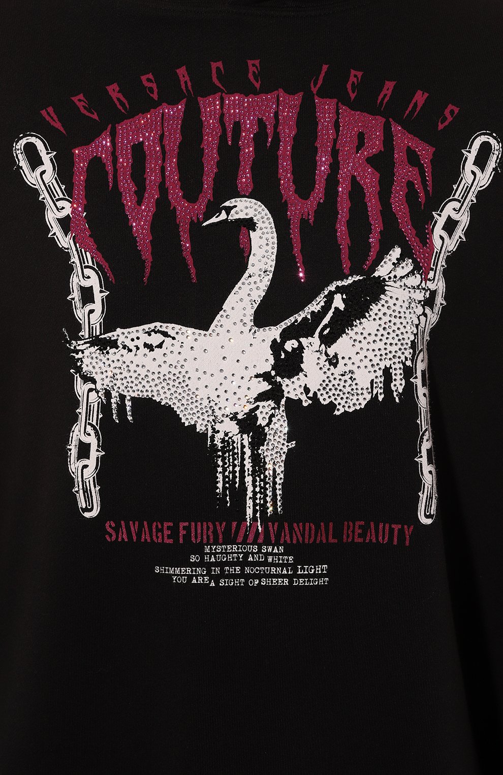 Хлопковое худи VERSACE JEANS COUTURE, арт. 77HAIG01/CF01G, фото 5