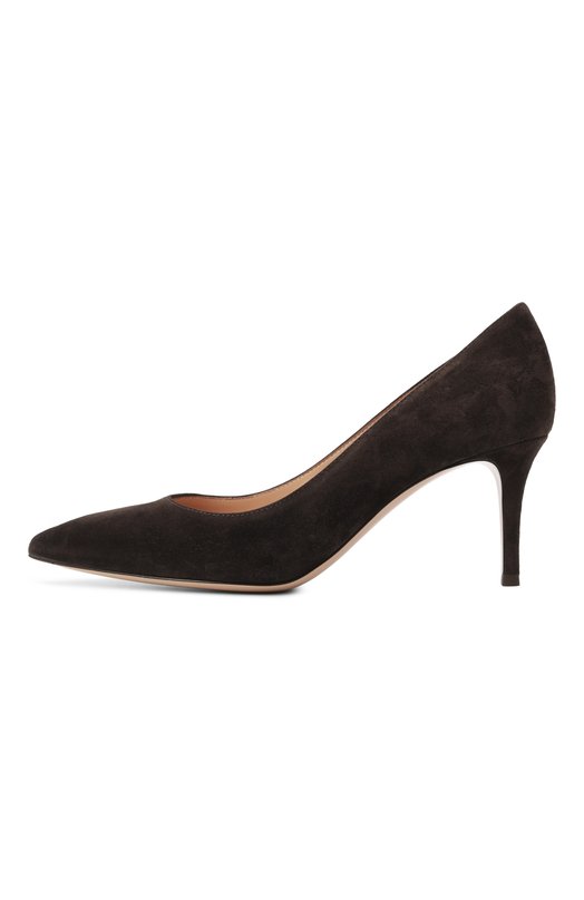 Замшевые туфли Gianvito 70 Gianvito Rossi G26770.70RIC.CAMM0KA Коричневый  G26770.70RIC.CAMM0KA Фото 4