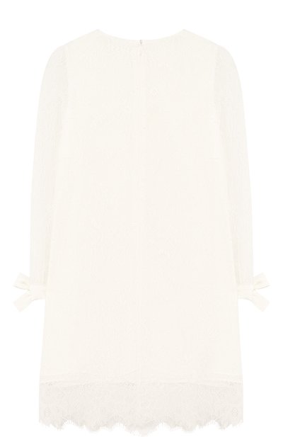 Кружевное платье прямого кроя с бантами LANVIN, арт. 4I1524/IB570/6-9, фото 2