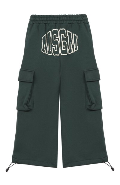 Хлопковые брюки-карго MSGM KIDS, арт. F6MSJUFP036, фото 2