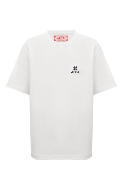 Хлопковая футболка AECA WHITE, арт. AWCMSSBDTTSST010C0, фото 1