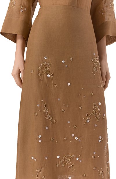 Юбка с отделкой бисером LORENA ANTONIAZZI, арт. E2644G041B/4248R, фото 5