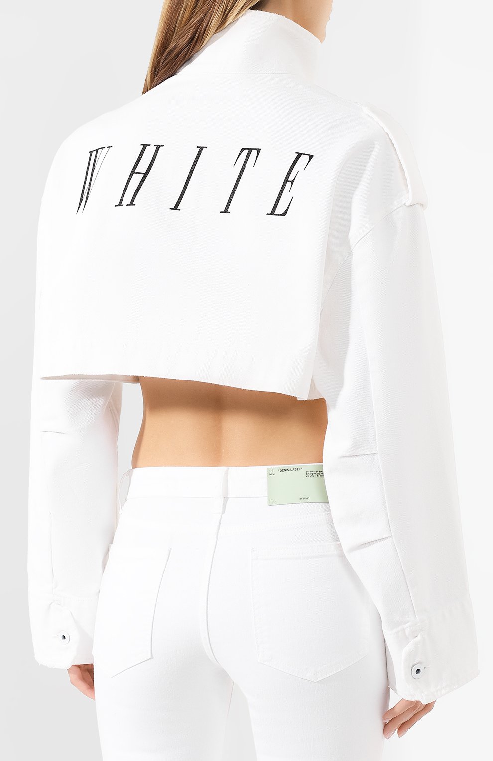 Джинсовая куртка OFF-WHITE, арт. 0WYE010S19D620460110, фото 4