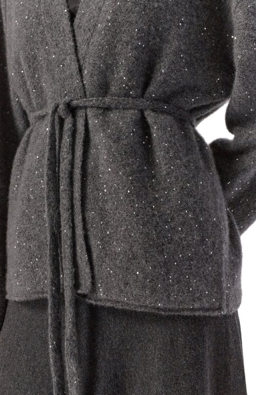 Кардиган из кашемира и хлопка Addicted AD2517 Серый  AD2517 Фото 5