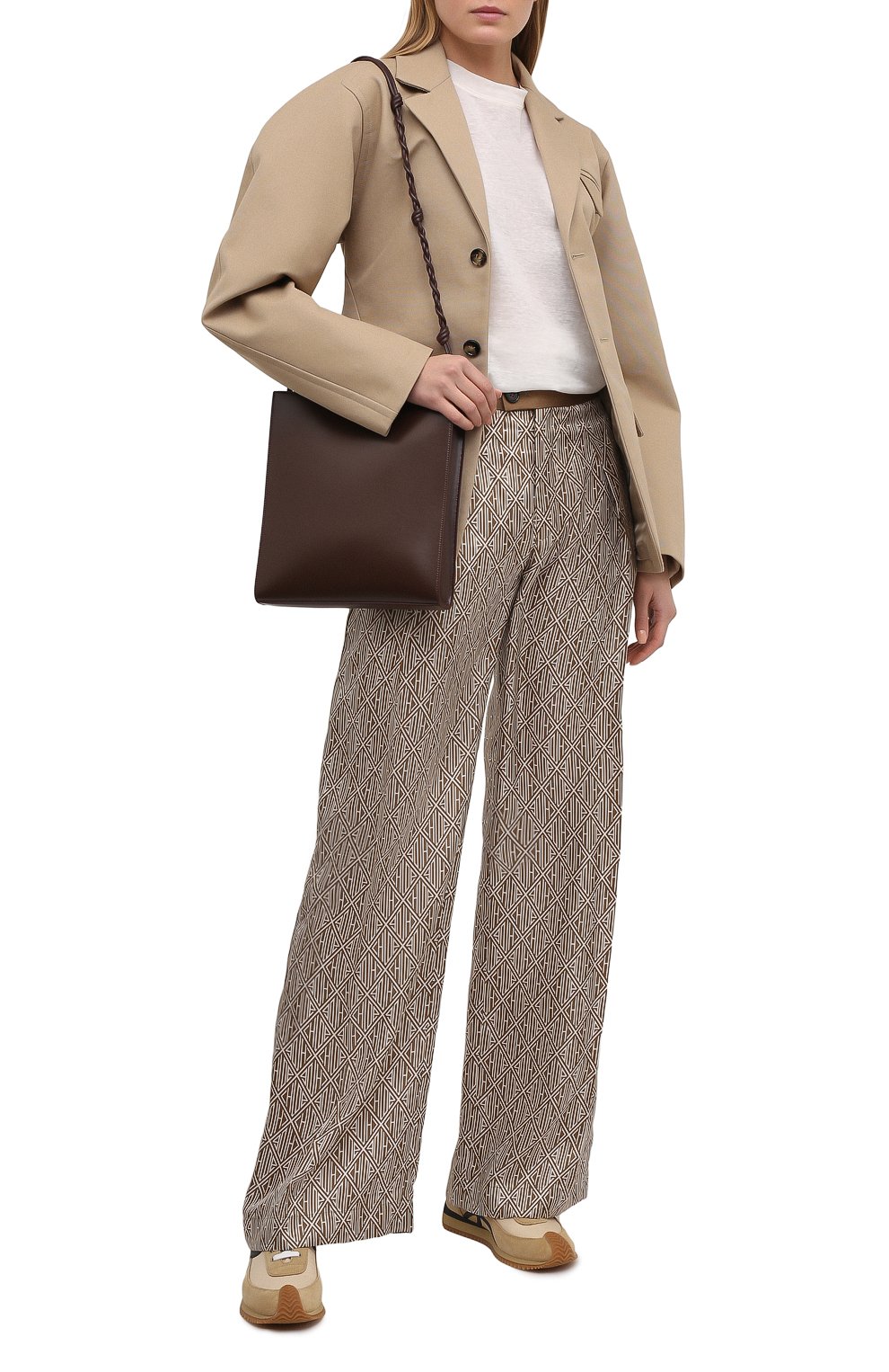 Шелковые брюки CHLOÉ, арт. CHC21SPA88350, фото 2