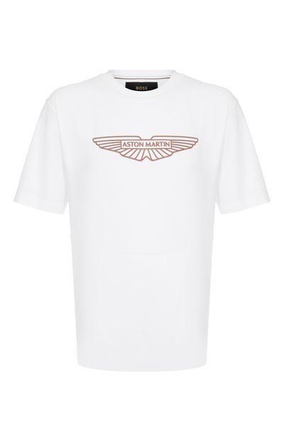 Мужская хлопковая футболка boss x aston martin BOSS CAMEL, арт. 50537881