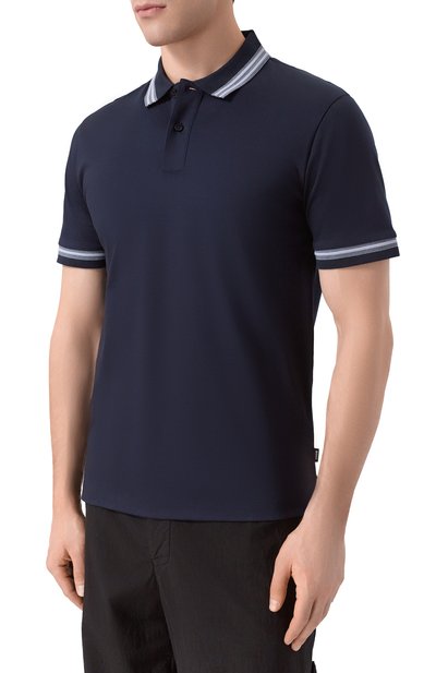 Хлопковое поло BOSS, арт. 50554529, фото 3