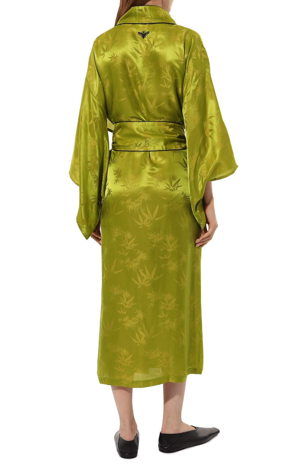 Платье-кимоно из вискозы и шелка KLEED LOUNGEWEAR, арт. BAMB00 KIM0N0, фото 4