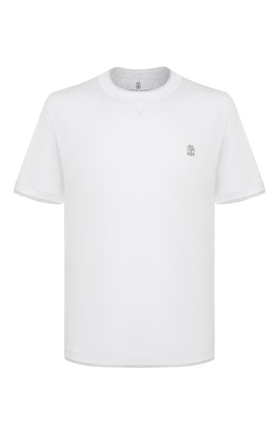 Мужская хлопковая футболка BRUNELLO CUCINELLI, арт. M0B137451W