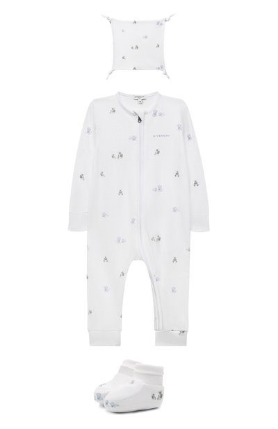 Комплект из трех предметов GIVENCHY белого цвета по цене 36650 руб., арт. H98107, фото 1 Комплект из трех предметов GIVENCHY, арт. H98107, фото 1
