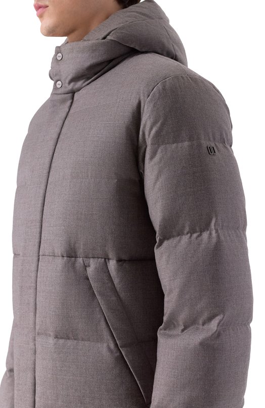 Шерстяной пуховик Duno VIRTUS/B0LZAN0 Серый  VIRTUS/B0LZAN0 Фото 5