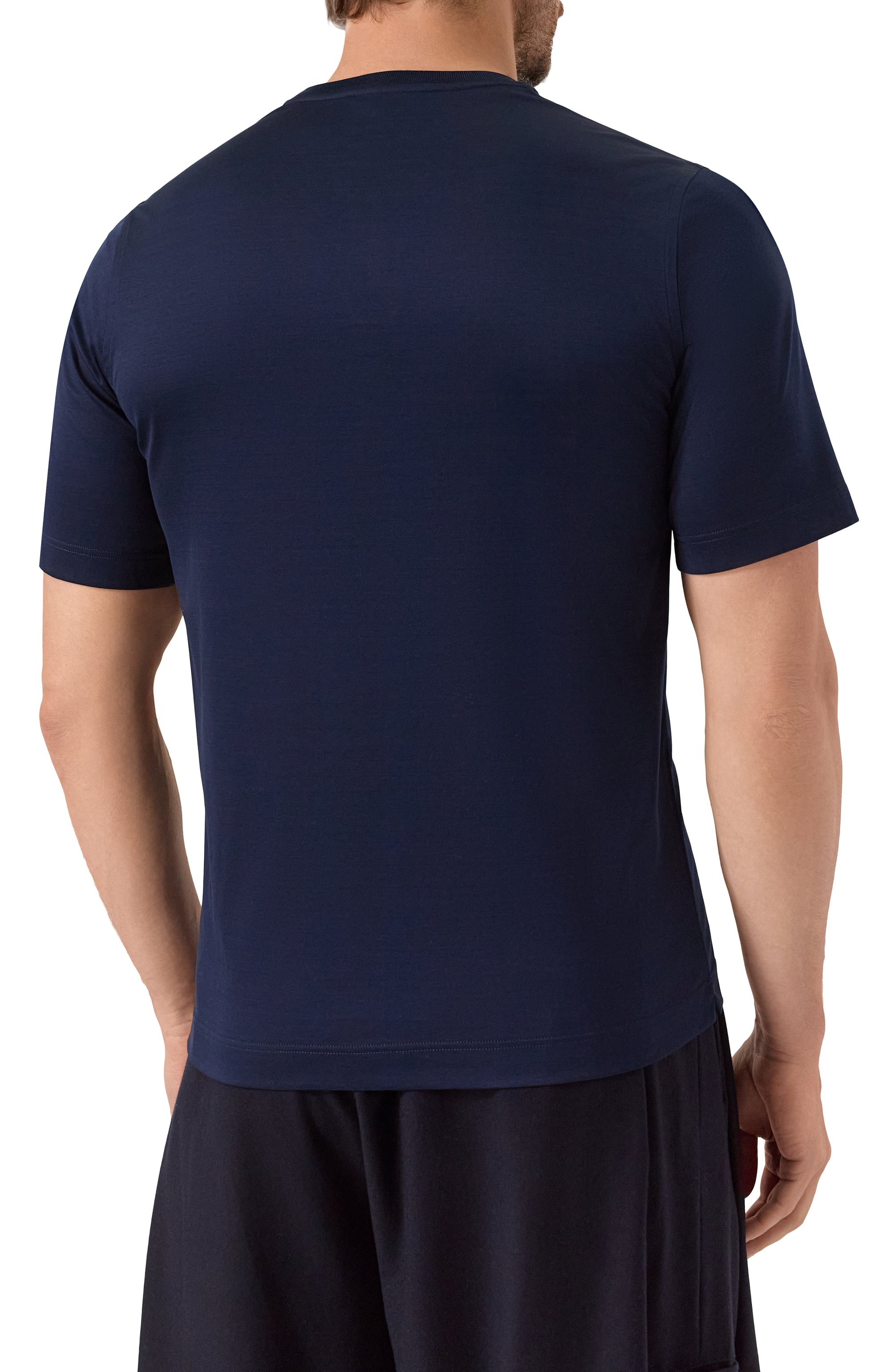 Хлопковая футболка ZILLI, арт. TSR02AM0100VLE000, фото 4