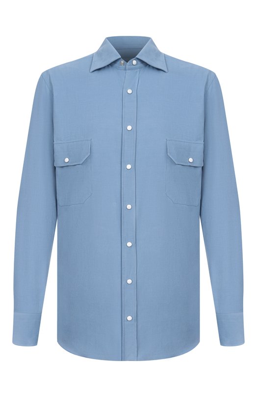 Вельветовая рубашка MVST MAN SHIRT L/S/0620 Голубой MAN SHIRT L/S/0620