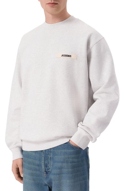 Хлопковый свитшот JACQUEMUS, арт. 24ESSM00206/AJ00126, фото 3