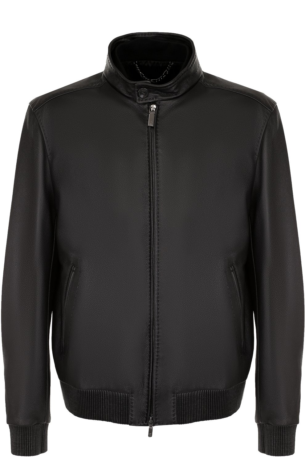 Кожаный бомбер с воротником-стойкой BRIONI, арт. PLP6/03700, фото 1