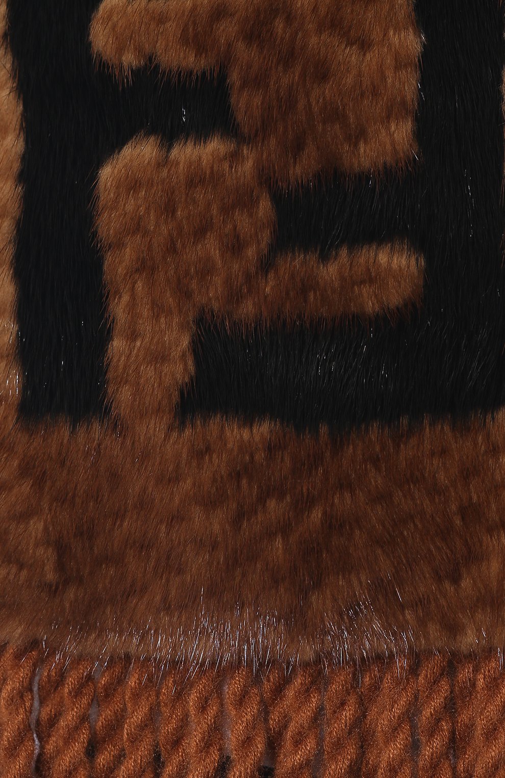 Шарф из меха норки с бахромой FENDI, арт. FNG470 A5NF, фото 5