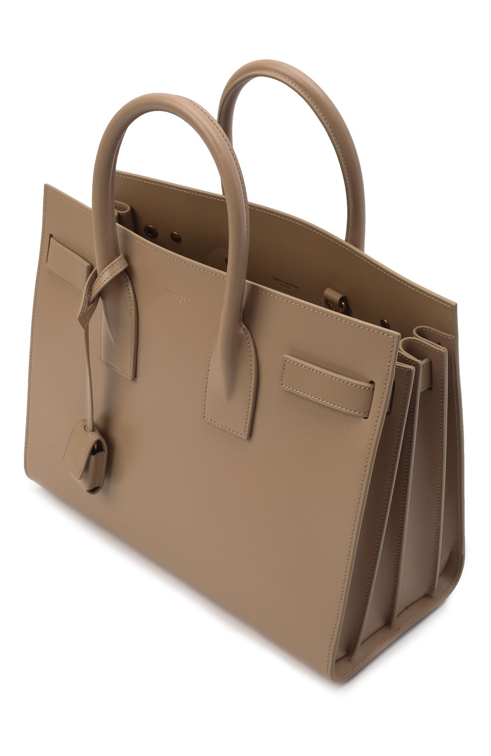 Сумка sac de jour small SAINT LAURENT светло-бежевого цвета по цене 454500 руб., арт. 378299/02G9W, фото 5 Сумка sac de jour small SAINT LAURENT, арт. 378299/02G9W, фото 5