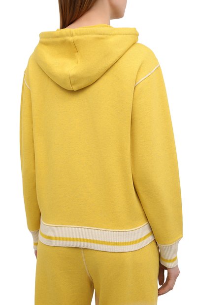 Хлопковое худи LOEWE желтого цвета по цене 77350 руб., арт. S359341XA9, фото 4 Хлопковое худи LOEWE, арт. S359341XA9, фото 4