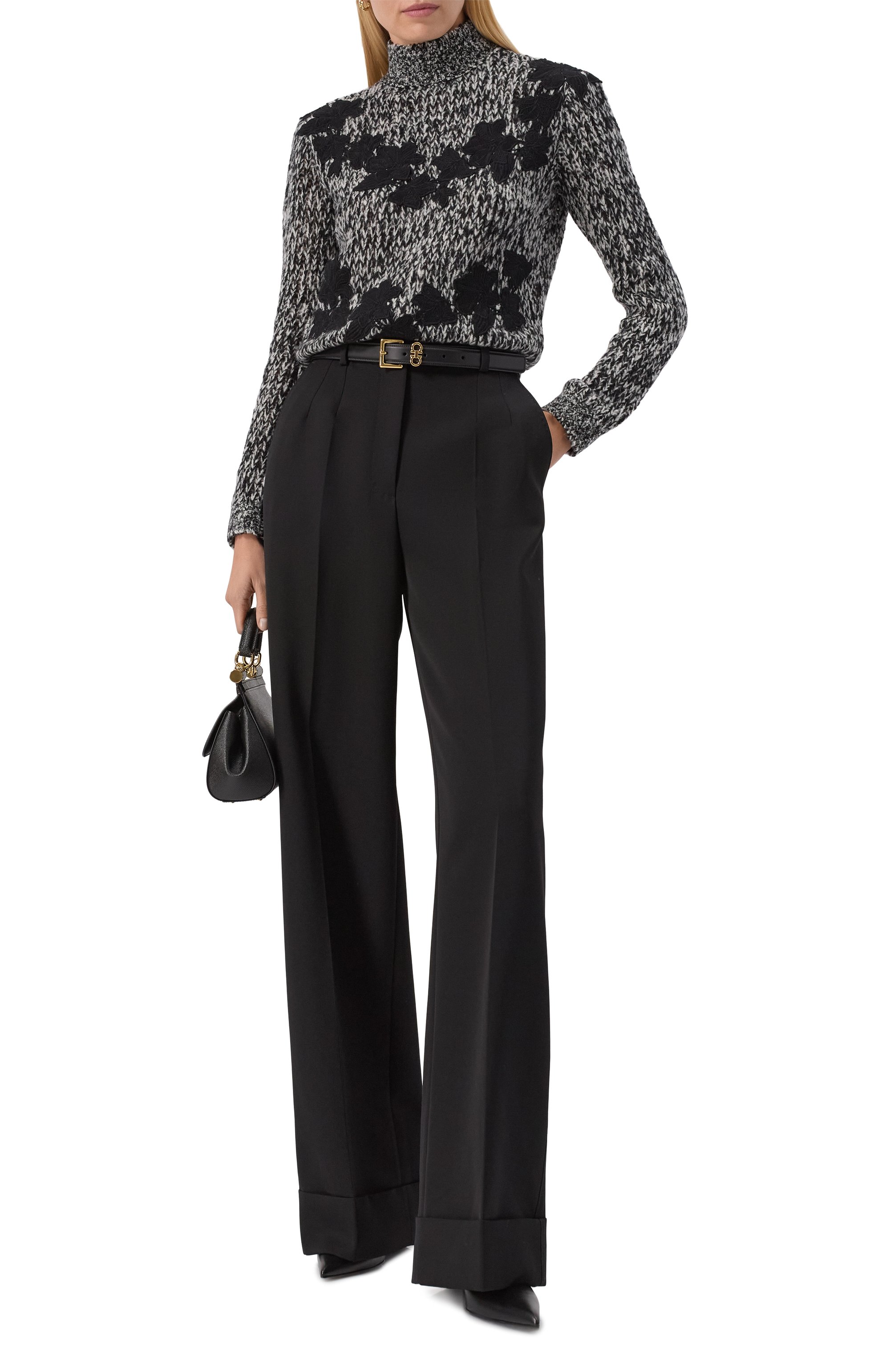 Свитер из шерсти и кашемира GIAMBATTISTA VALLI серого цвета по цене 206500 руб., арт. 25FWPVCM0M12/15WCA, фото 2 Свитер из шерсти и кашемира GIAMBATTISTA VALLI, арт. 25FWPVCM0M12/15WCA, фото 2