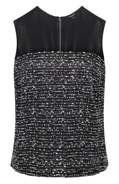 Женский атласный топ с отделкой стразами YANINA, арт. T-3091D