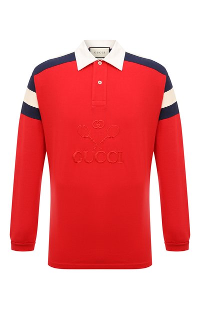 Хлопковое поло GUCCI, арт. 573260 XJA6E, фото 1