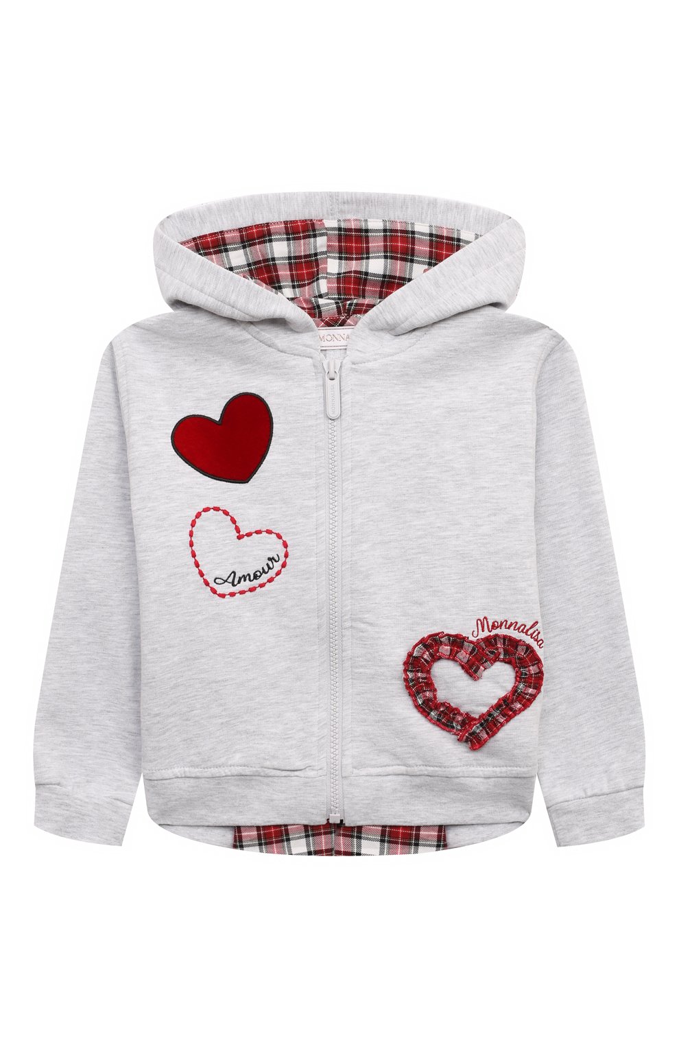 Хлопковая толстовка MONNALISA, арт. 19D810, фото 1