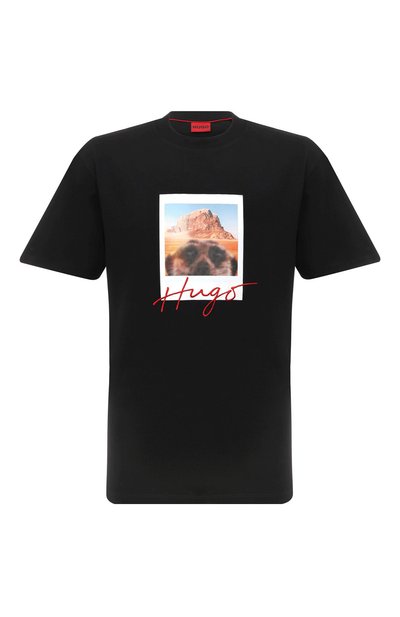 Хлопковая футболка HUGO, арт. 50494397, фото 1