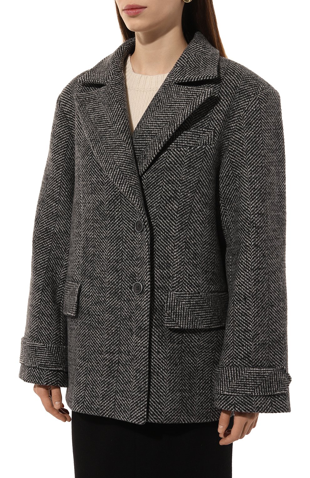 Шерстяное полупальто AND THE BRAND, арт. CT008-2013-9010-W25, фото 3