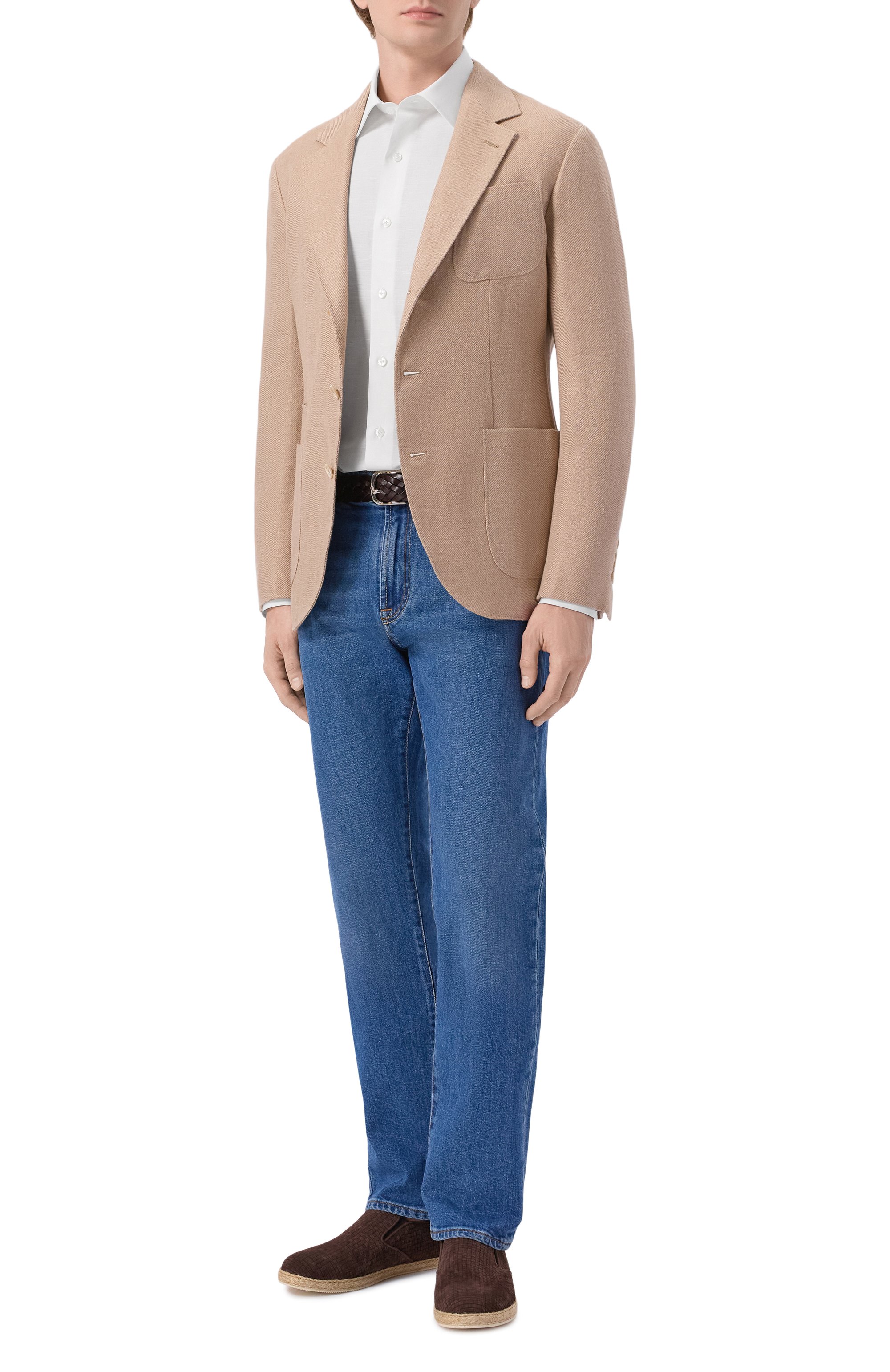 Рубашка из хлопка и льна FINAMORE 1925, арт. NAP0LI 1 R0DI Z L/C0102, фото 2