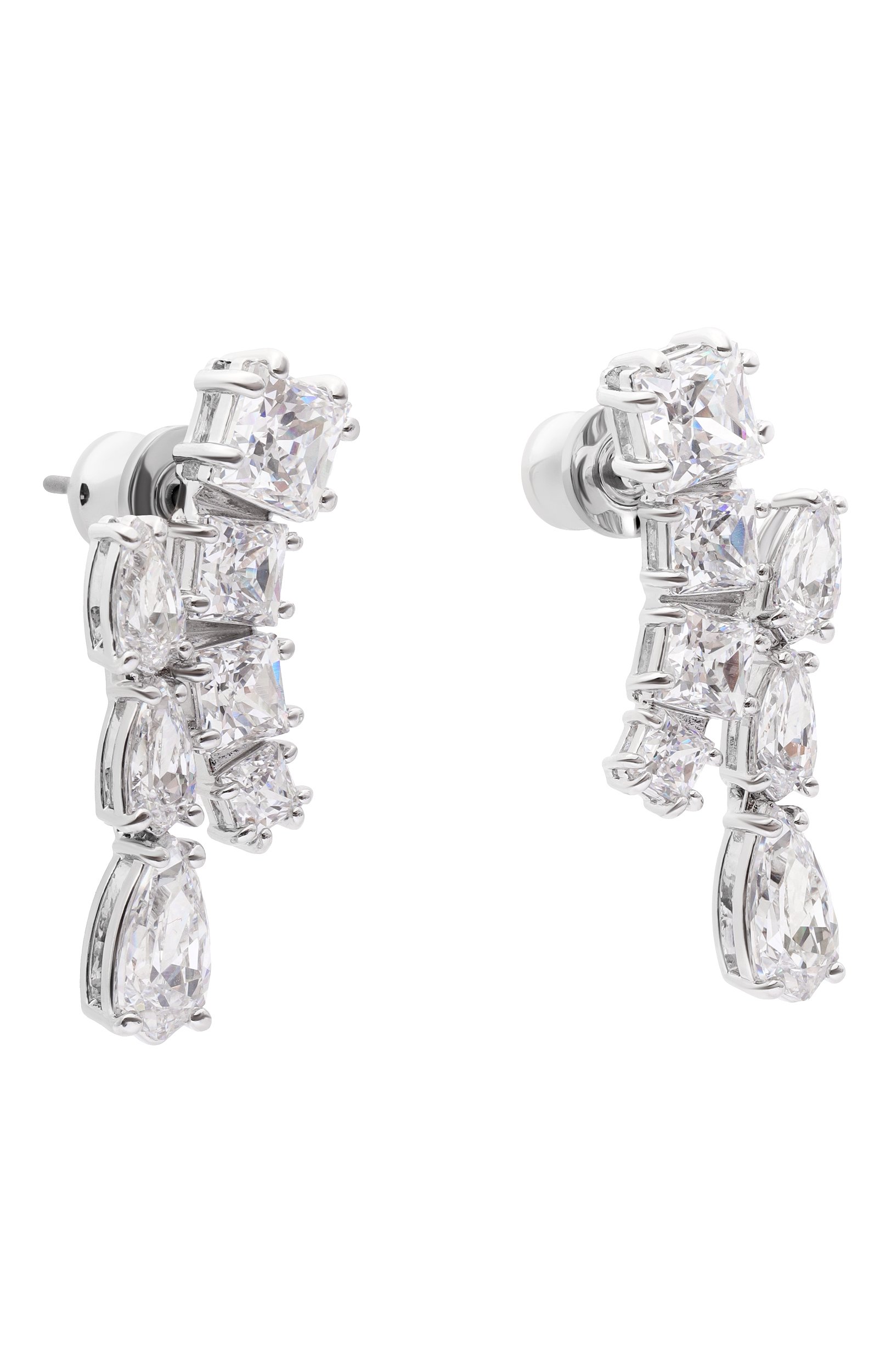 Серьги SWAROVSKI прозрачного цвета по цене 24500 руб., арт. 5700418, фото 3 Серьги SWAROVSKI, арт. 5700418, фото 3