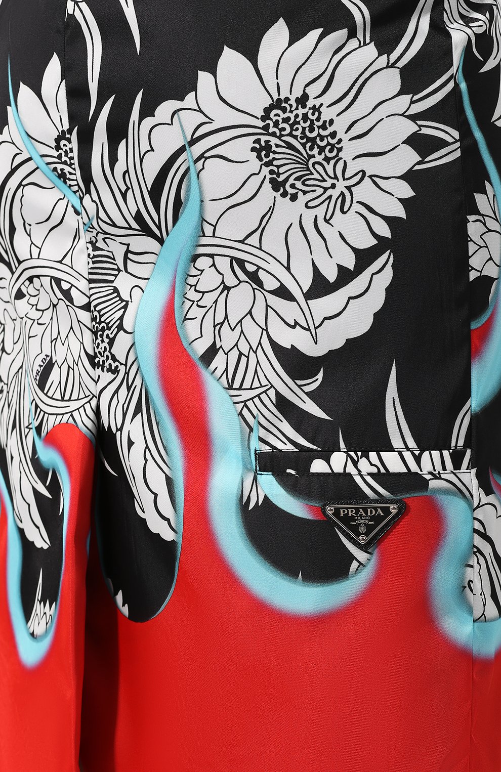 Юбка-карандаш с принтом PRADA, арт. 21H817-1R83-F0N98, фото 5