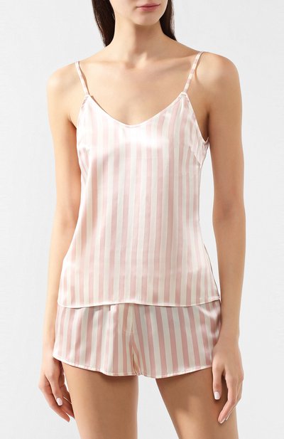 Шелковый топ MORGAN LANE, арт. 19N281PS PETAL/CREAM, фото 3